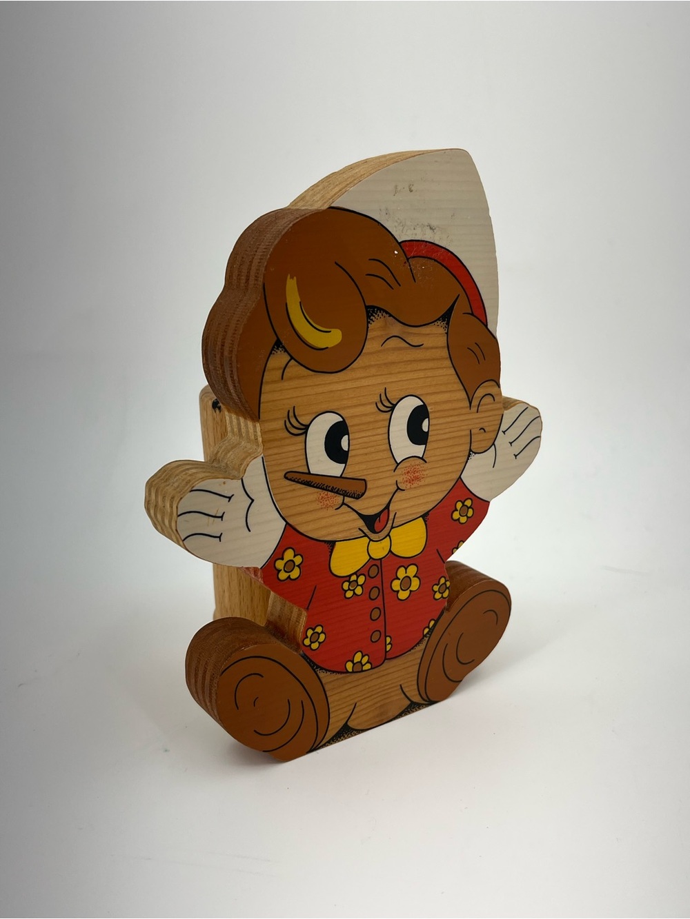 Bartolucci of Italy Pinocchio Portapenne 0813 (Pencil Holder) wooden handmade